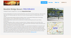 Desktop Screenshot of bensfortbridgeresort.com